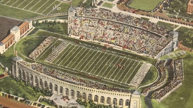 Memorial Stadium postcard